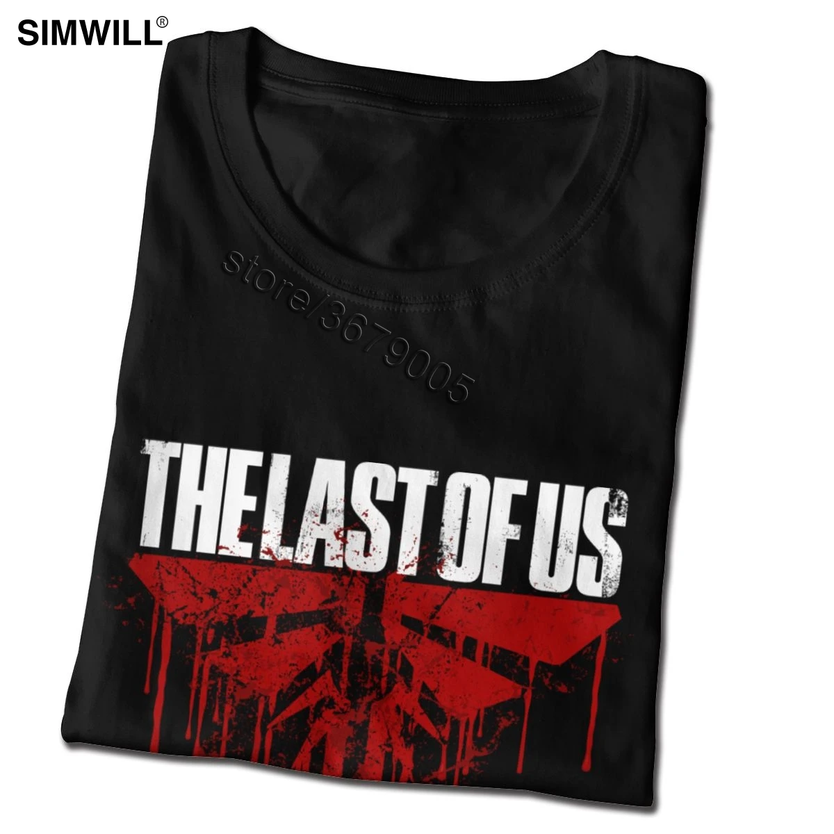 Винтажная Футболка The Last Of Us повседневная хлопковая футболка Мужская с короткими