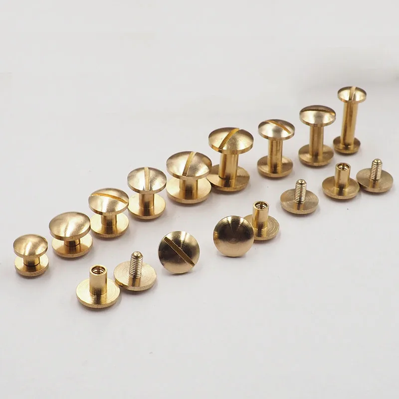 10*4*10 мм Чикаго винт двойной дуги кошелек сумка на ремне с заклепками DIY ручной