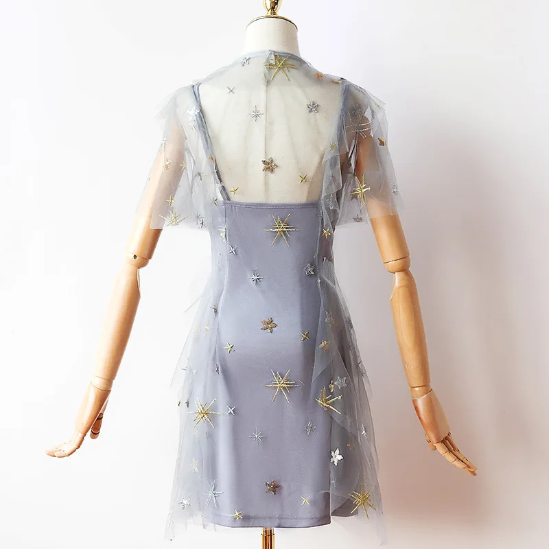 2 шт./компл. короткие платья с V-образным вырезом сексуальное платье для клуба и