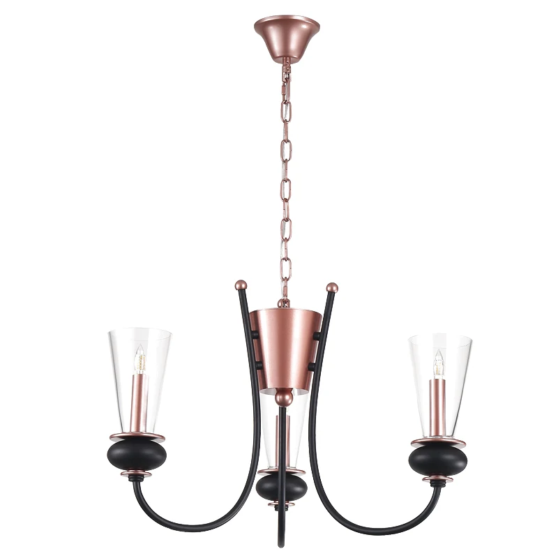 Скандинавская кованая железная дизайнерская индивидуальная люстра для гостиной