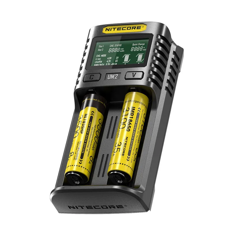 Зарядное устройство Nitecore UM2 с двумя USB разъемами зарядное интеллектуальной