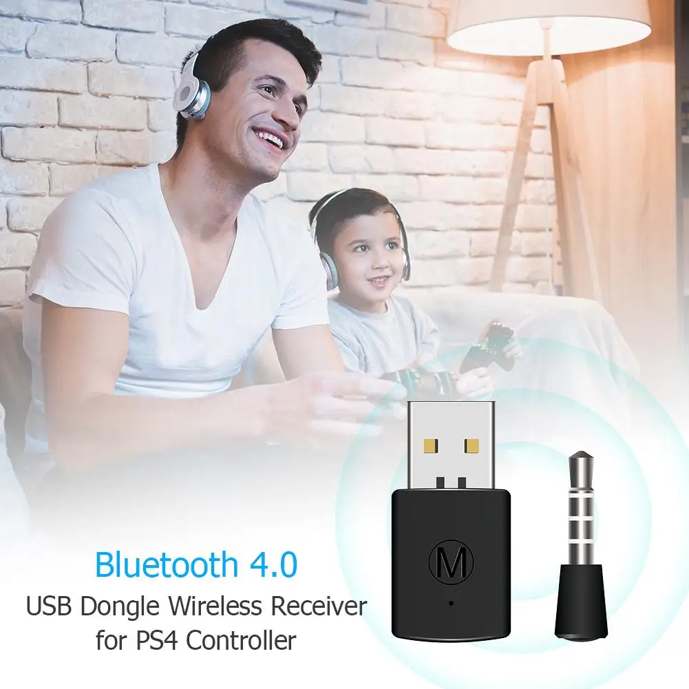 3 5 мм Bluetooth совместимый ключ USB 4 0 адаптер приемник для PS4 Playstation контроллер геймпад