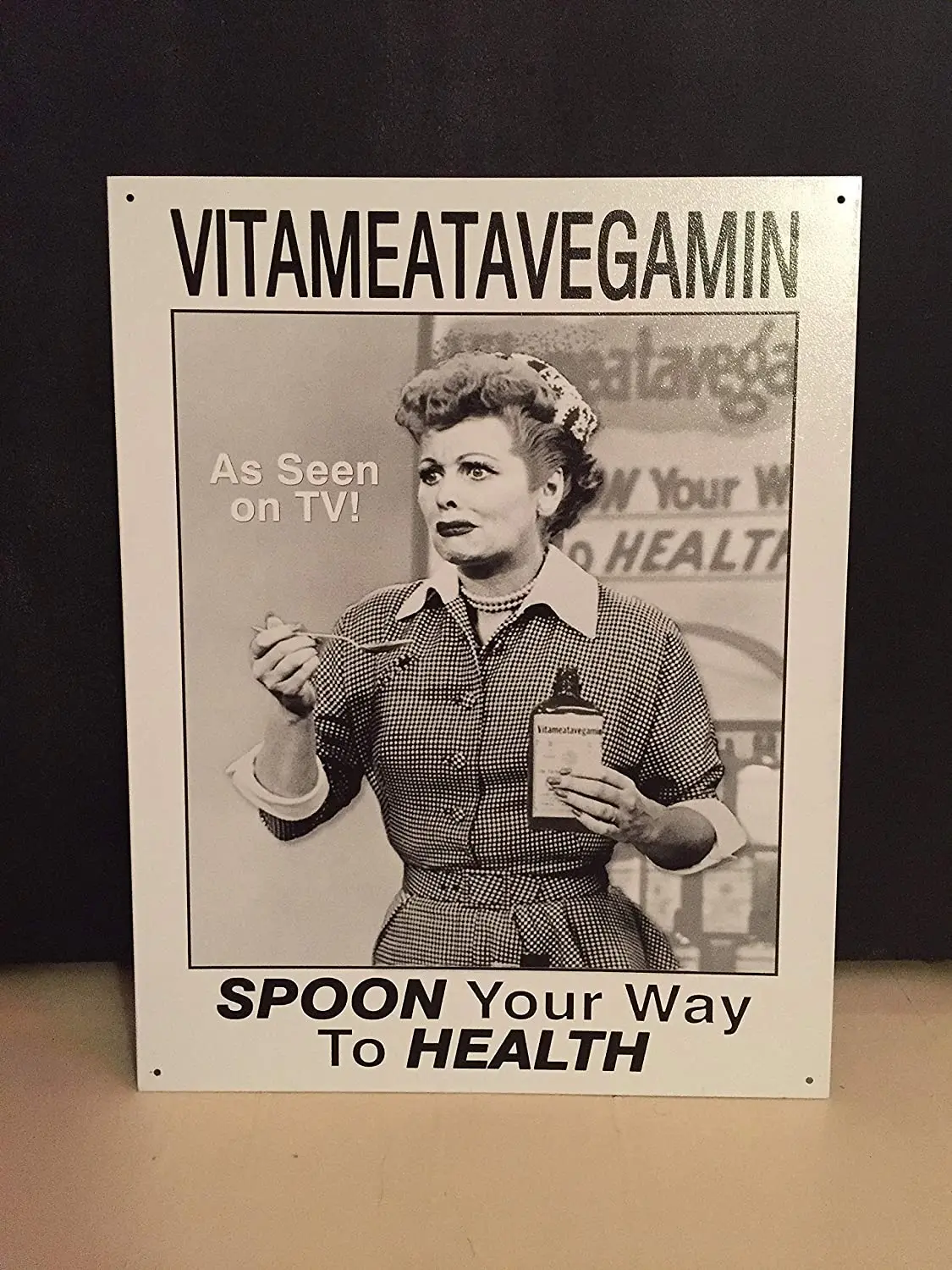 

Diuangfoong I Love Lucy Reproduction Metal Sign 12" x 8"