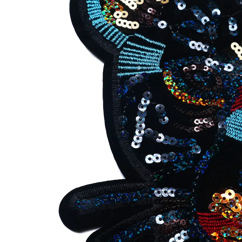 Дикий стильный леопардовый комплект одежды головка аппликационные заплатки