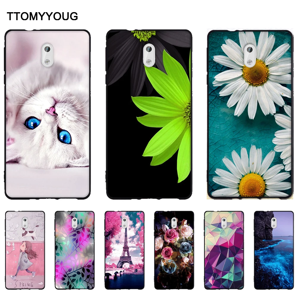 Чехол для телефона из ТПУ Nokia 3 Мягкая силиконовая задняя крышка нарисованные