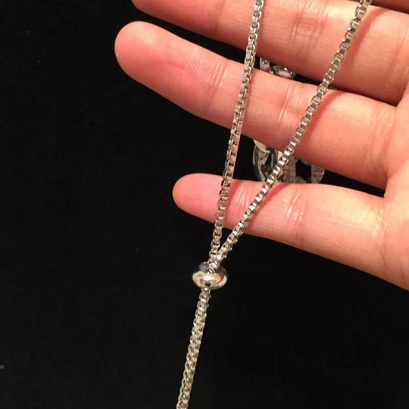 

Chain neck chain clavicle chain micro inlaid zircon creative star net red with hip hop ins necklace