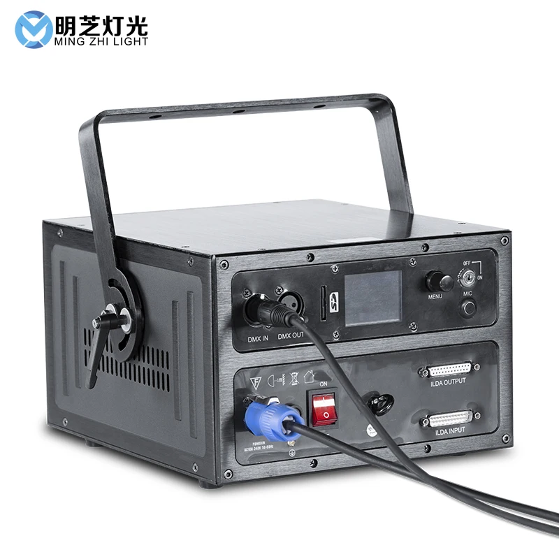 

Mingzhi 5W Full Color Animation Laser Light Multicolor Stage Party Lights LED Effect Disco Light