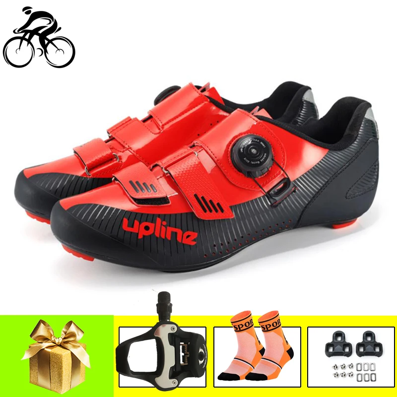 Road cycling shoes men breathable sapatilha ciclismo women bicycle sneakers self-locking road pedals outdoor racing riding | Спорт и