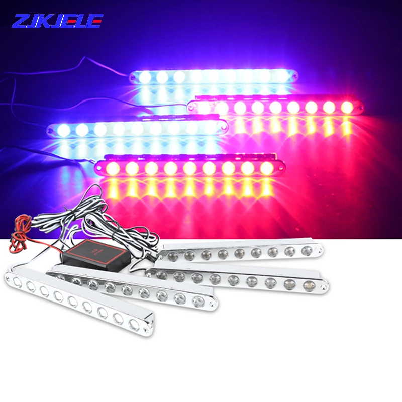

Wireless Car Strobe Warning Lamp Grill Deck Flashing Breakdown Emergency Light Truck Trailer Beacon LED Side Light For Vehicle