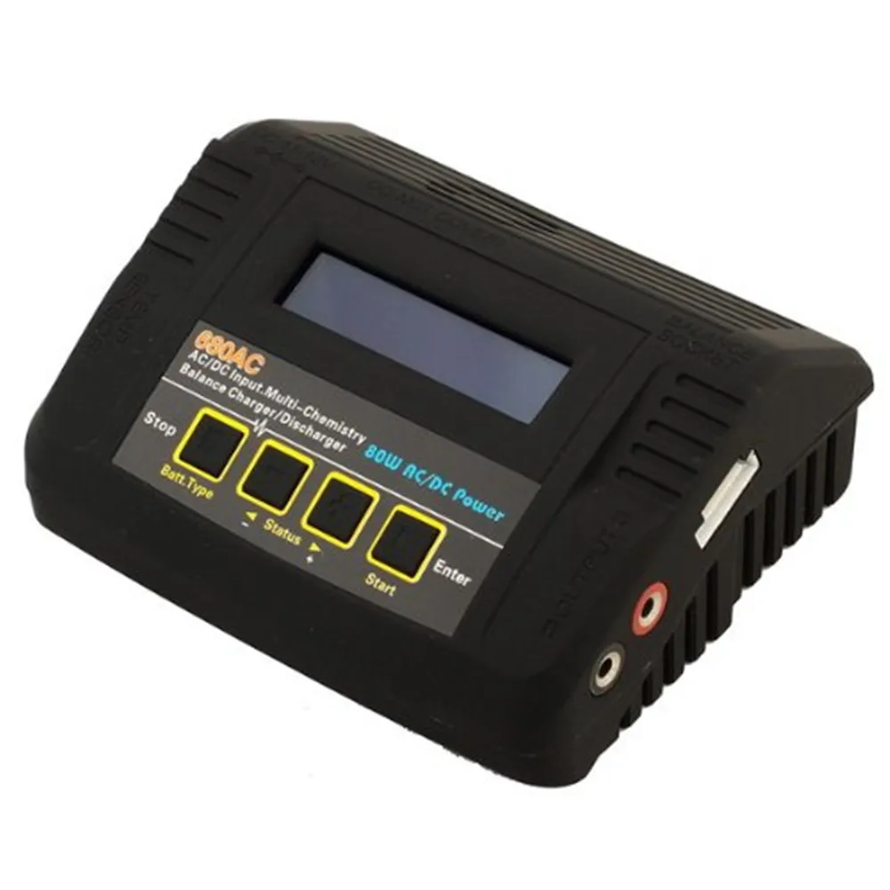 HTRC 680AC 80 Вт 6A зарядное устройство AC/DC Dual Power RC Dis для 1-6s LiPo/LiFe/Lilon | Игрушки и хобби