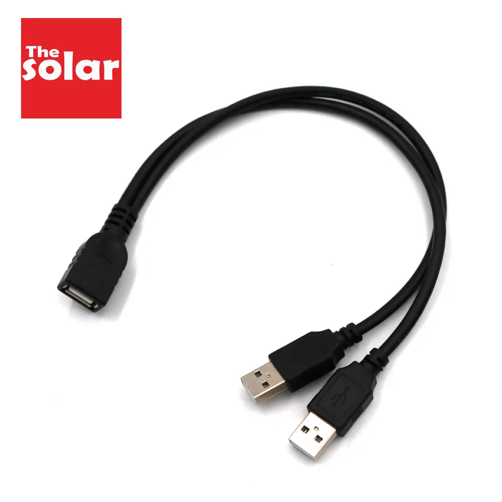 2 в 1 USB 0 удлинитель штекер гнездо кабель зарядный провод для подключения сетевой