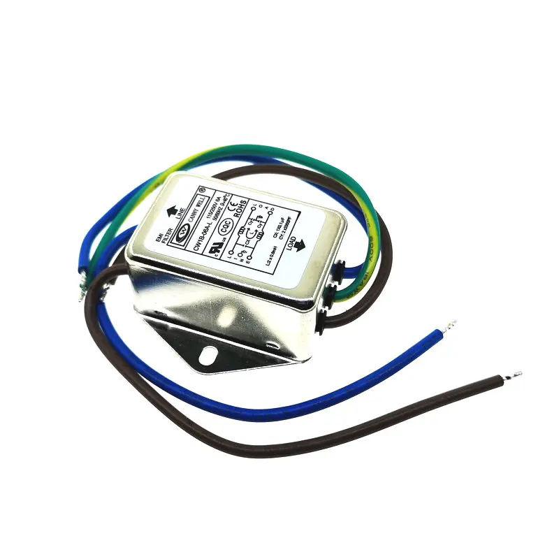 1 шт./лот EMI фильтр CW1B-06A-L 6A 115V 250V CW1B 50/60Hz