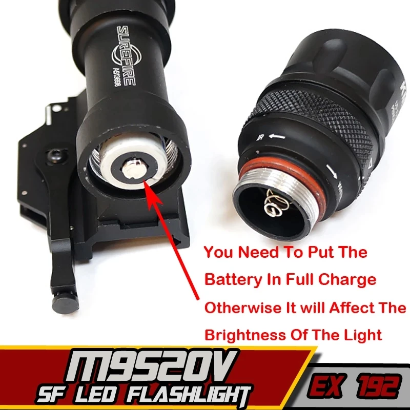 저렴한 M952V 전술 IR 손전등, 소프트 에어 무기 총, 에어소프트 무기 랜턴, 사냥 소총 무기 조명