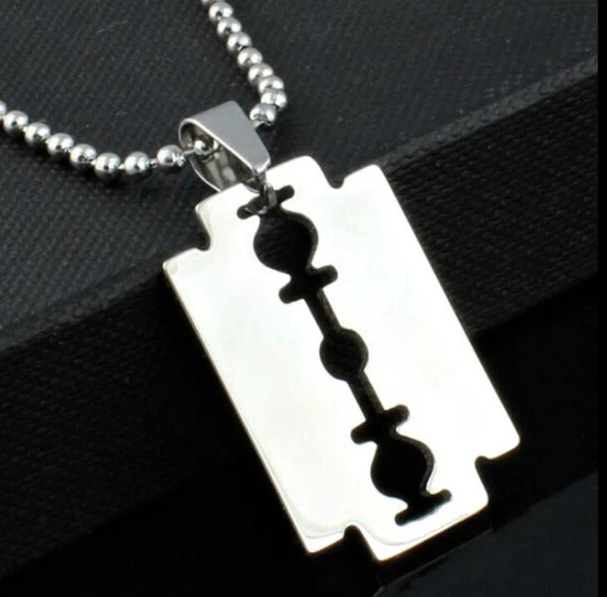 Цепочка с подвеской из нержавеющей стали ожерелье трендовые аксессуары Красивая