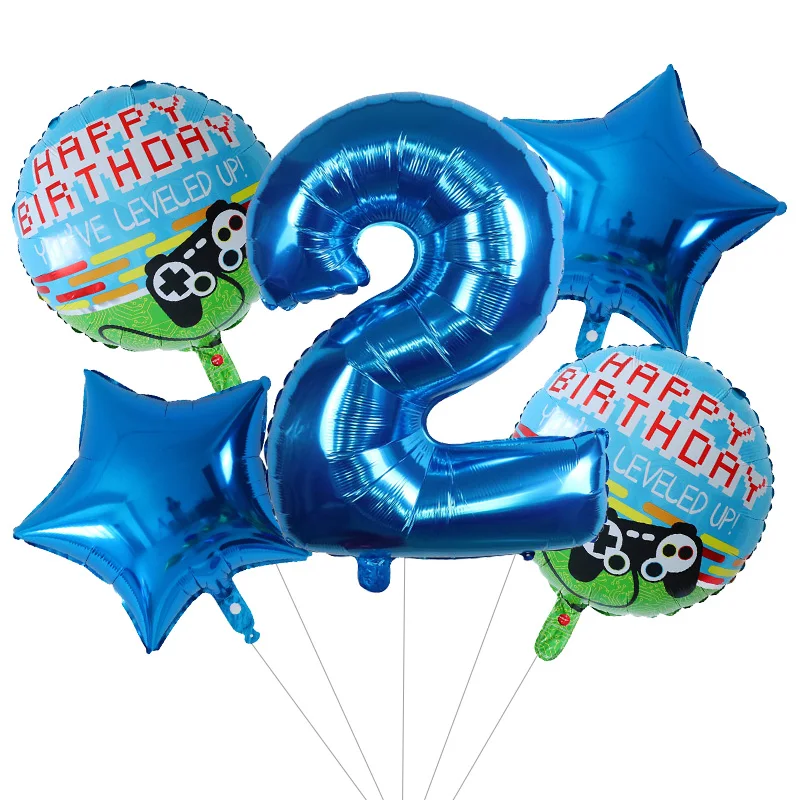 Игровой контроллер для видеоигр воздушный шар из алюминиевой фольги украшение