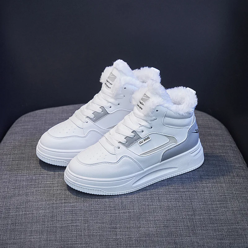 

Plus Velvet Tenis Feminino Shoes Winter Women Sneakers Women's Winter Plus Velvet Student Board Shoes Warm Sneakers Women