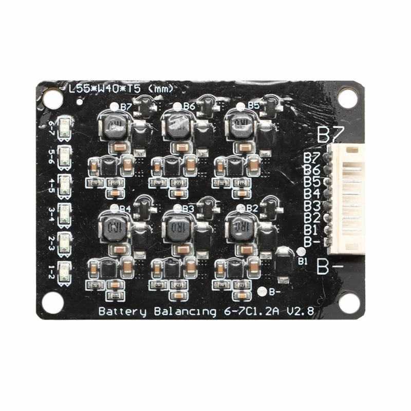 3S 7 Li Ion Lipo Lifepo4 LFP Battery Active Equalizer Balancer BMS 1.2A Balance Energy Transfer Board|Аксессуары для батарей| |