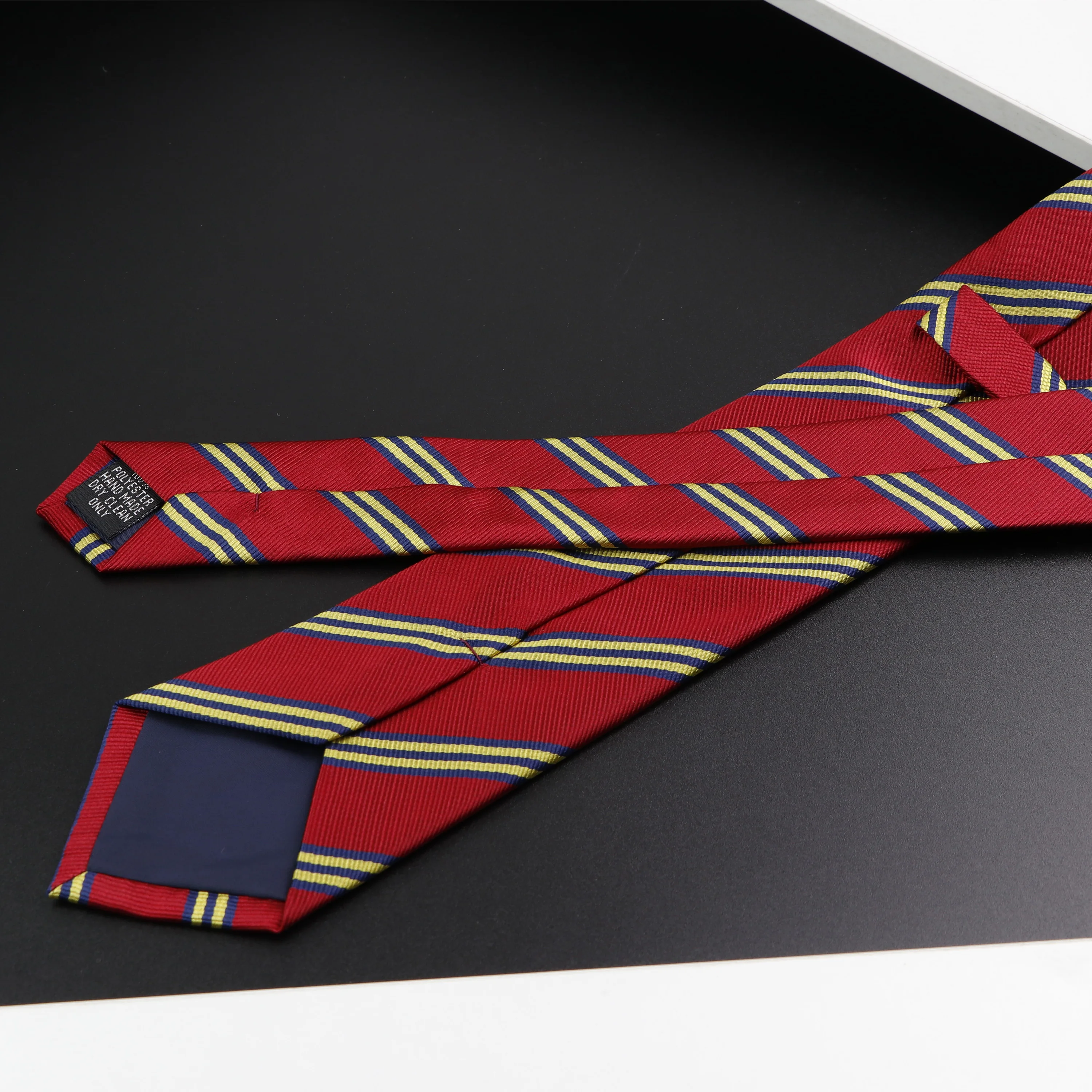 Stylish Men's Stripe Necktie College Style Red Navy Blue Green Multi-color Twill Cosplay Party Business Wedding Trendy Neck Ties |