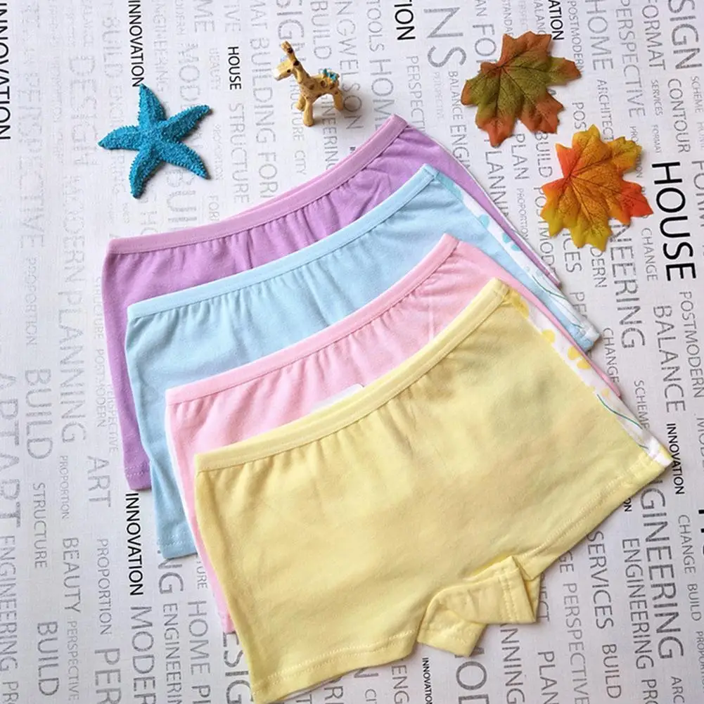 

Трусики-шорты для девочек 2-10 лет, хлопковые, с рисунком