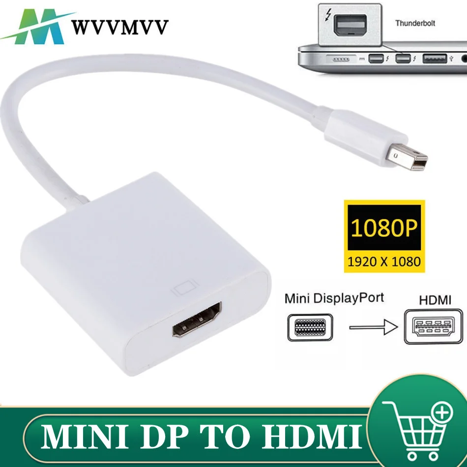 WVVMVV высококачественный интерфейс Thunderbolt мини-порт дисплея Порт DP к