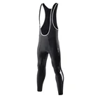 Велоспорт Велосипед Велоспорт нагрудник колготки зимние мягкие Легинсы сжатия светоотражающие велосипедные брюки Термальность и застежкой-молнией MTB велосипед брюки