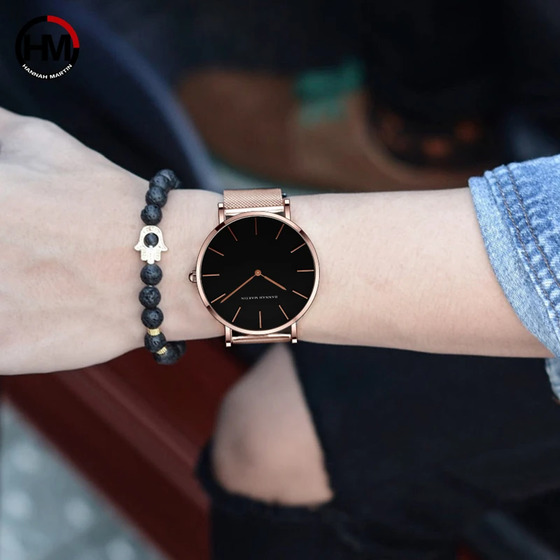 36 мм черный японский механизм Высокое качество Топ Бренд роскошные женские