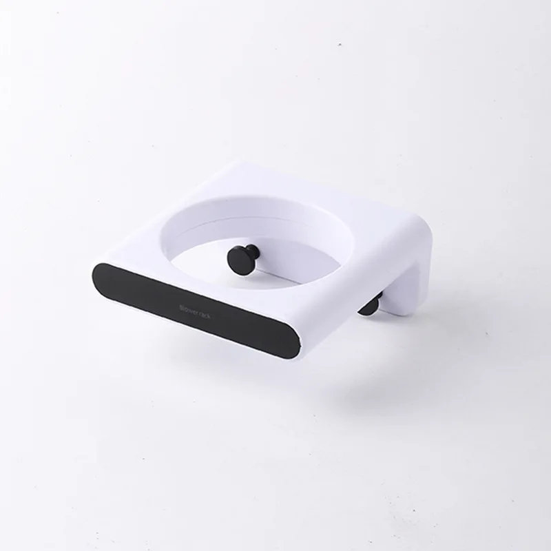 

4Color Optional Wall-mounted Hair Dryer Holder ABS Bathroom Shelf Storage Hair Dryer Holder Rack Organizer Bathroom Accessories