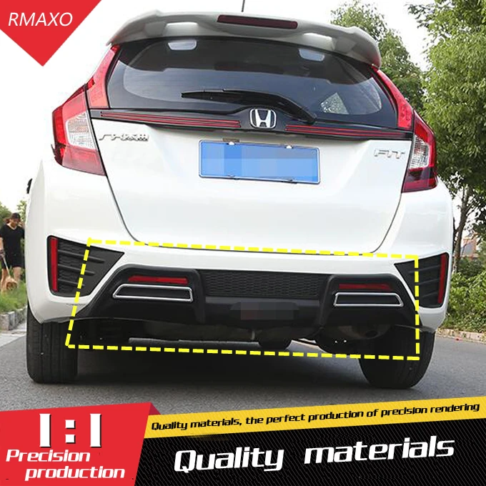 Для Honda fit JAZZ бампер диффузор спойлер 2014 WXK ABS Задний Передний фонарь для Комплект
