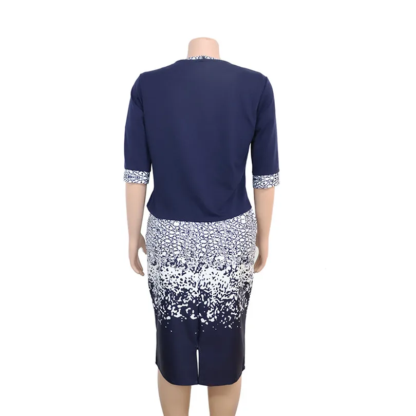 (XL ~ 4XL) 2019 новые модные африканские принтованные эластичные Bazin мешковатые платья