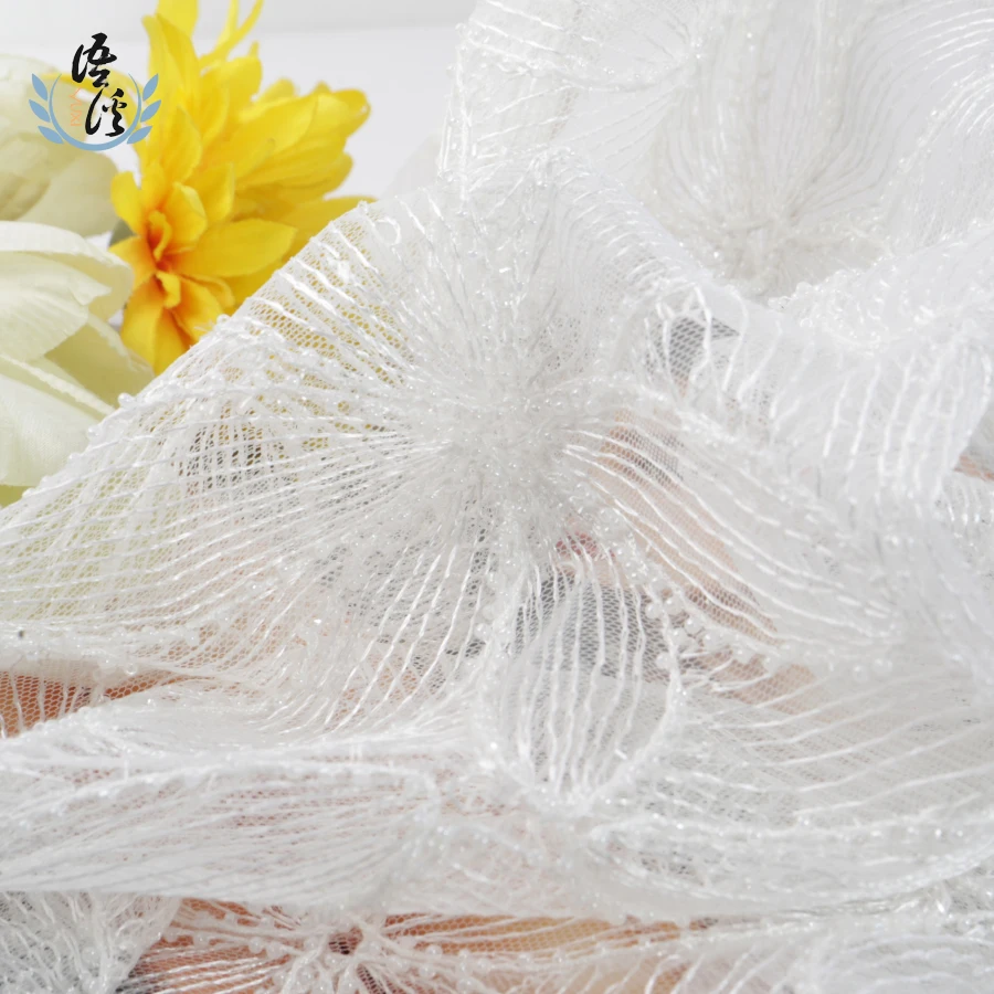 5 ярдов бусины в виде риса жгут из бисера Вышивка Марля тяжелое ремесло гвоздь