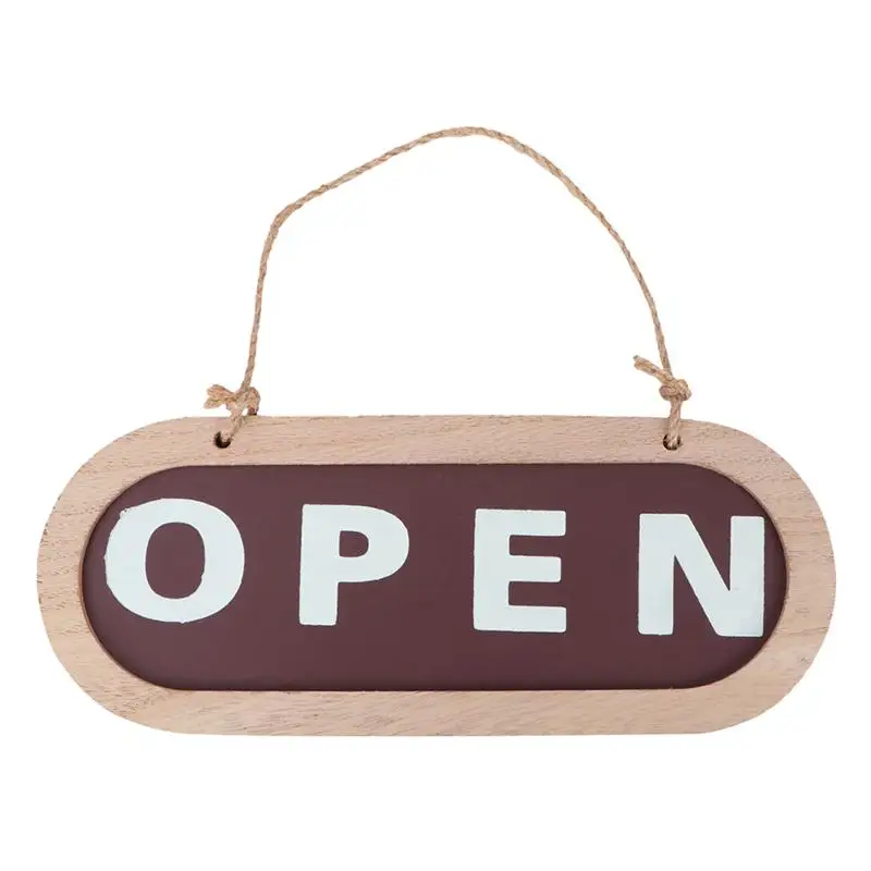 

Welcome Door Sign Pendant Chic Dual Side Door Plate Door Sign Pendant Decor