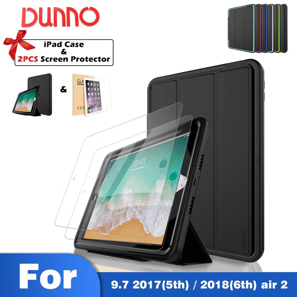 Чехол для iPad 5/6 поколения 2017 2018 9 7 Флип Air 2 планшета оболочка защита бизнеса Fundas
