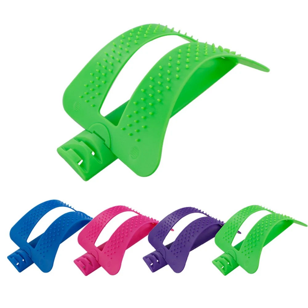 

MHKBD Back Massager Stretcher Fitness Massage Lumbar Support Spine Pain Relief Relaxation Stretch Chiropractic Massager KBD0056