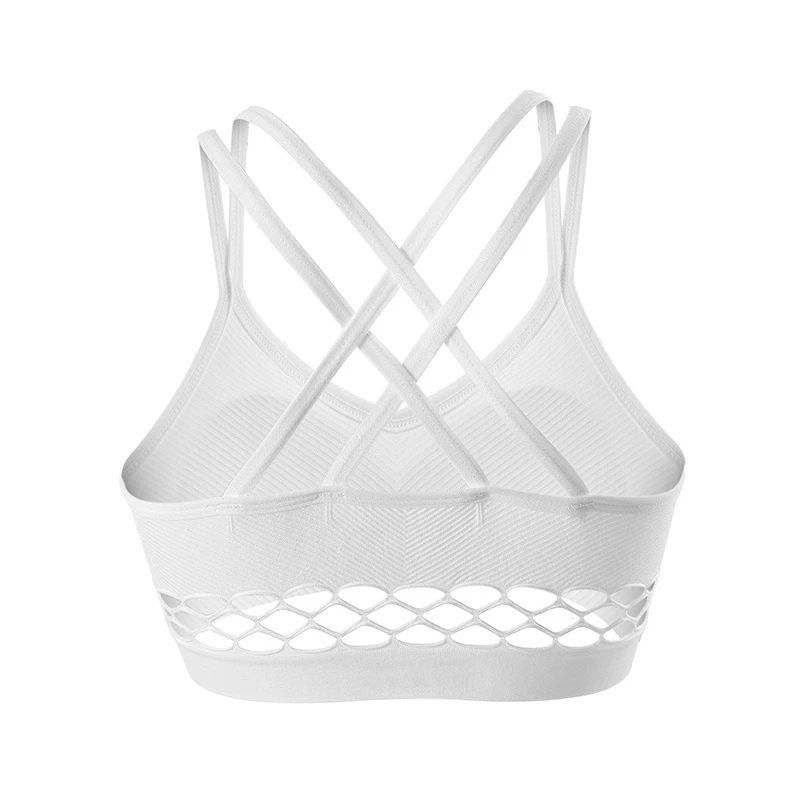 Новый женский спортивный бюстгальтер эластичный Йога фитнес тренажерный зал