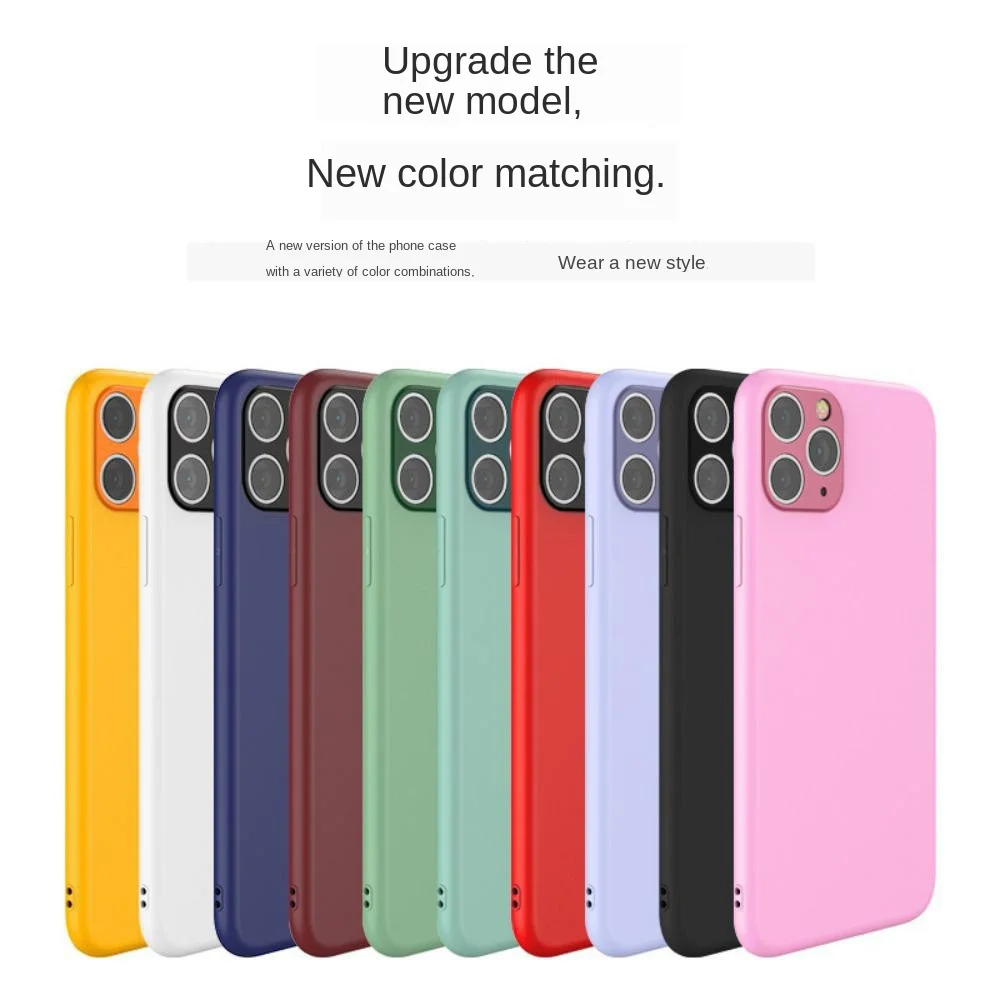 Силиконовый матовый чехол для задней камеры максимальная полная защита мягкий