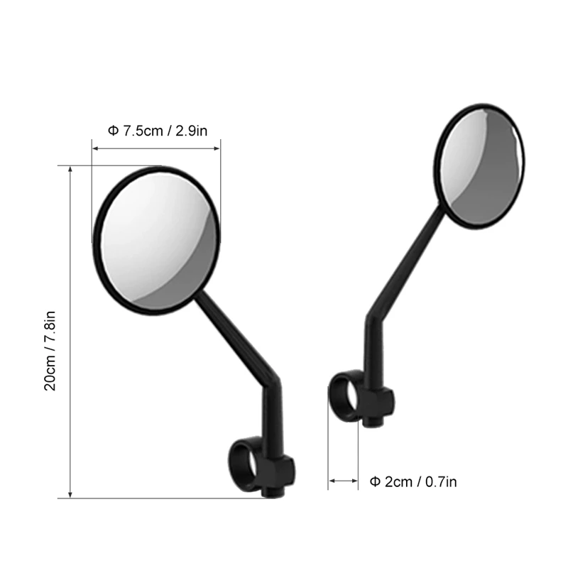 1 шт. зеркало заднего вида для скутера велосипеда запасные части аксессуары Xiaomi