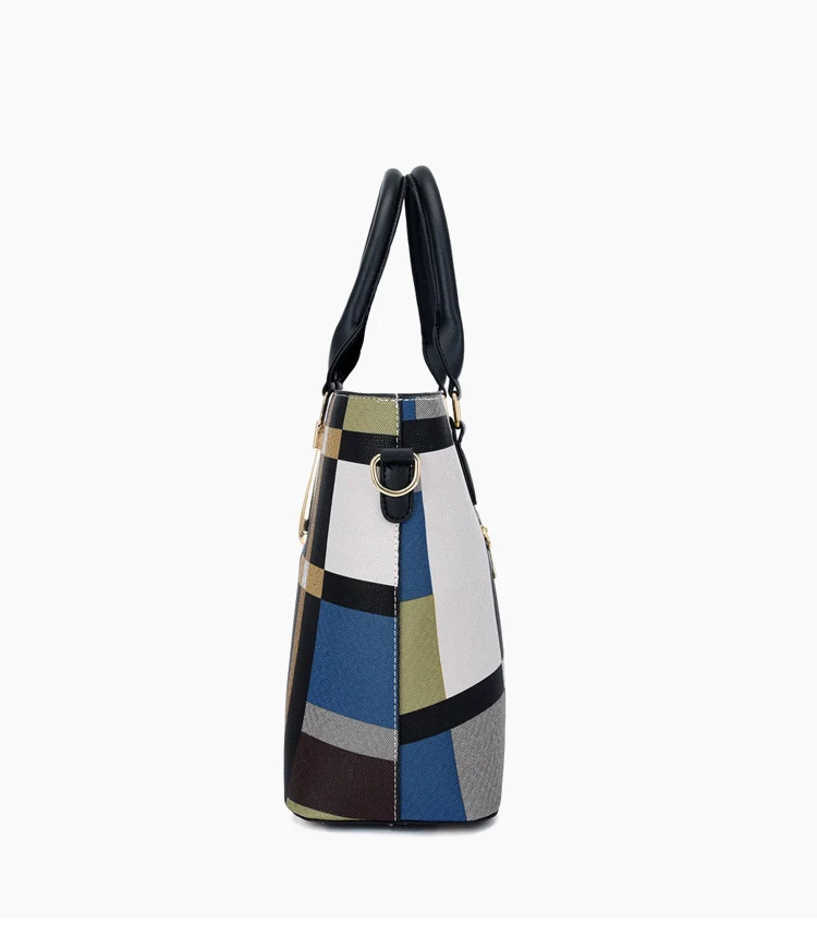 SMOOZA Luxury Handbags 2021 Plaid Women's Bags Designer Tassel Purses And Shoulder Bag Set 4 PCS/Set Female Bolsa Feminina | Багаж и