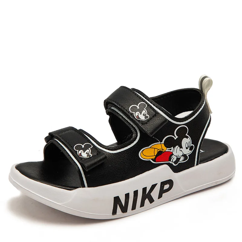 Fashion Summer Cool Disney Brands Children Casual Shoes Soft Beach MickyMouse Kids Sandals Lovely Girls Boys Sneakers enlarge