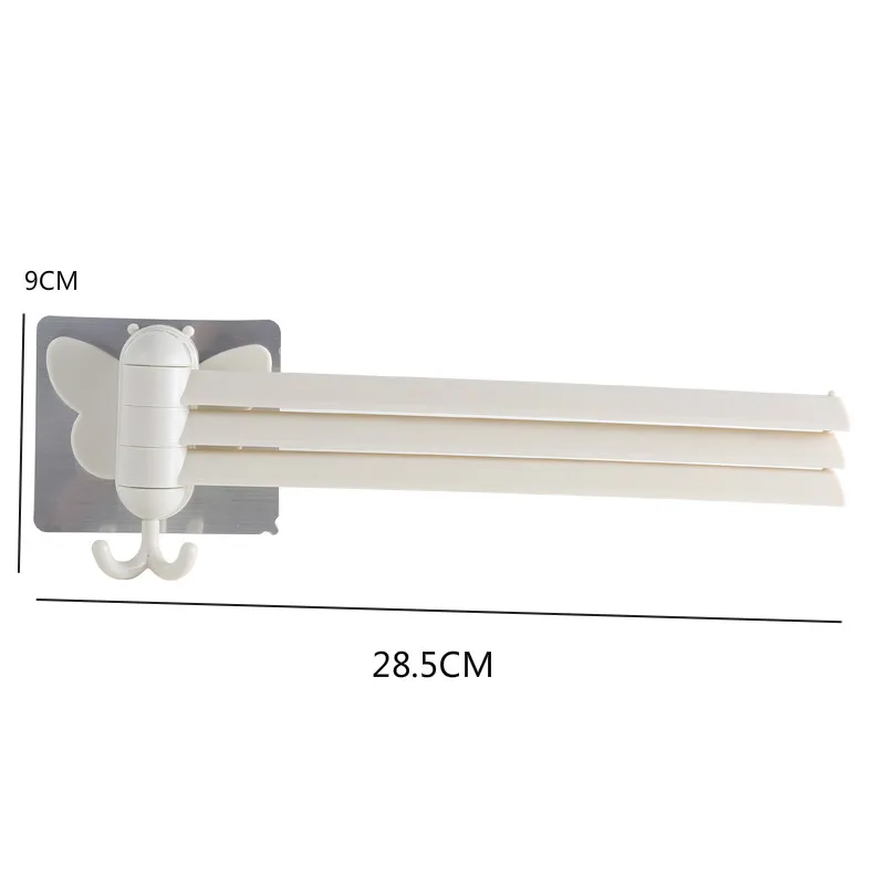 Многофункциональная вешалка для полотенец 180 градусов вращающаяся Настенный