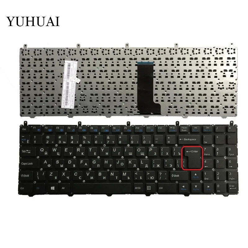 100% новая Русская клавиатура для ноутбука HASEE DNS Clevo K610C K650D k590C K570N RU | Компьютеры и