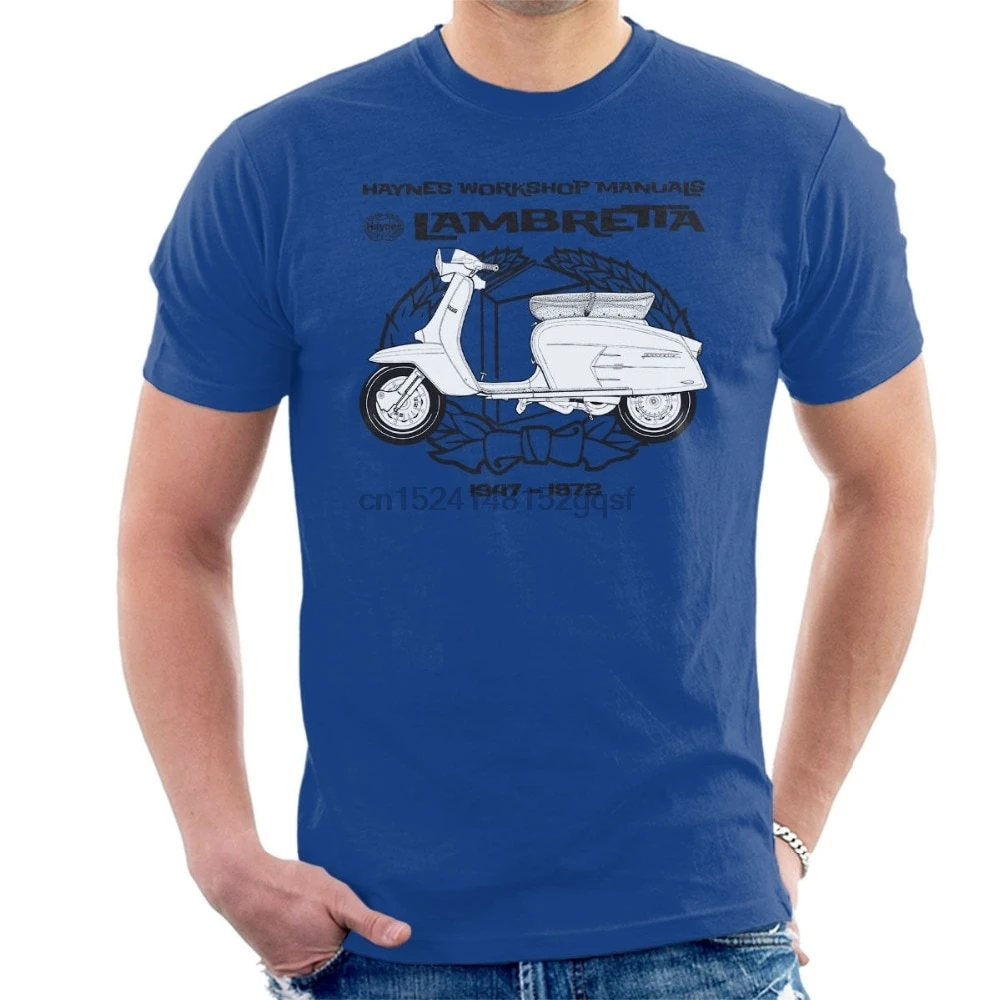 Итальянский классический мотоцикл Lambretta 3 2018 Новый мужская 3D футболка Забавные