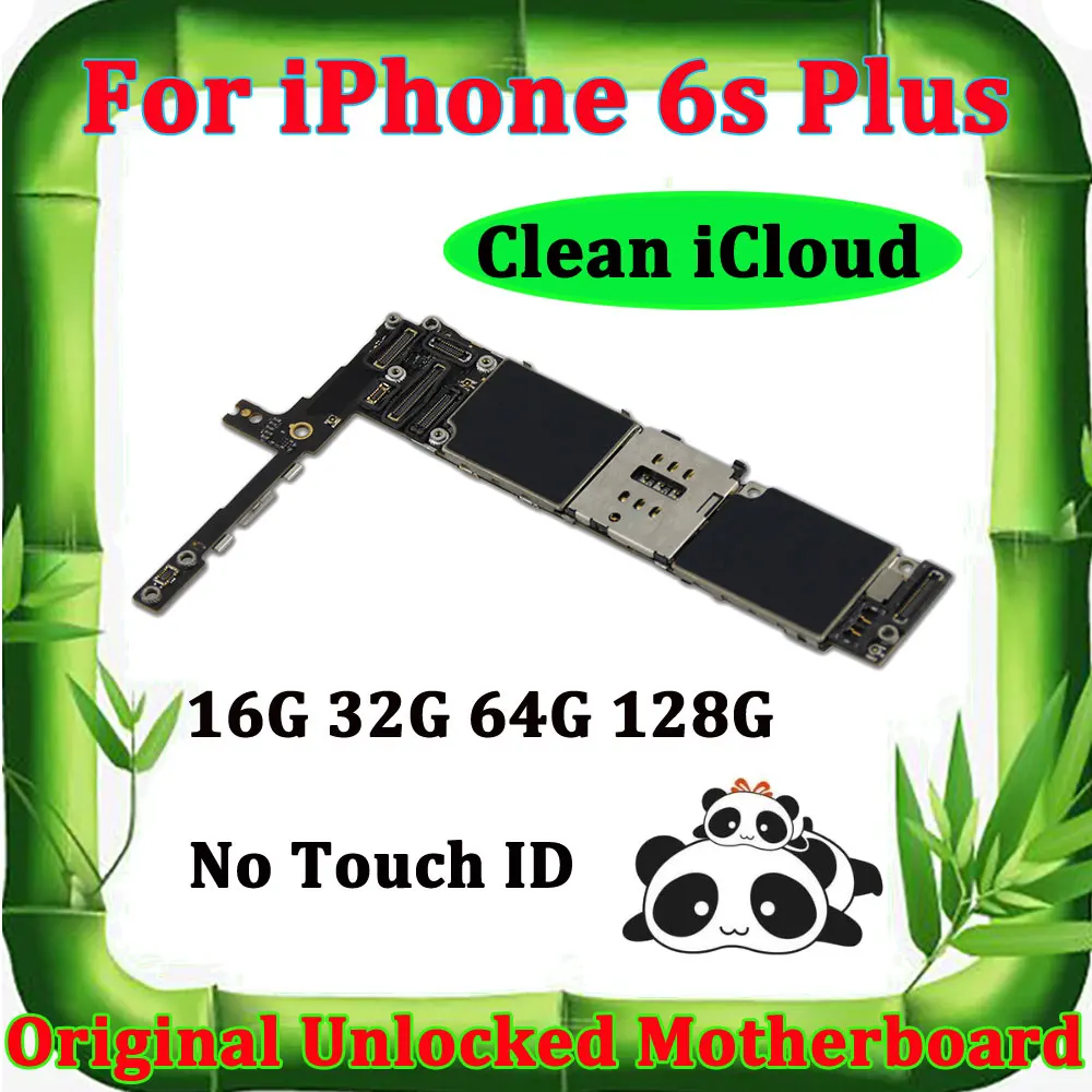 Материнская плата для iPhone 6s Plus P 16G 32G 64G 128G без Touch ID разблокированная материнская с