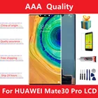 Оригинальный дисплей 6,53 дюйма с рамкой для замены для Huawei Mate 30 Pro, ЖК-дисплей с сенсорным экраном и дигитайзером для Huawei Mate30 Pro, ЖК-дисплей