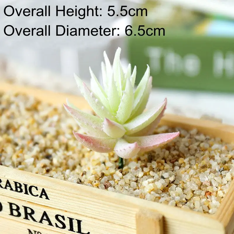 Белый искусственный бонсай из суккулентов Плант для украшения дома свадьбы