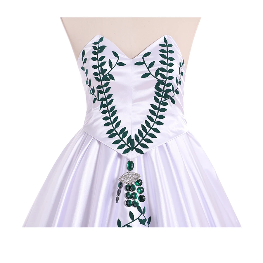 Final Fantasy IX принцесса гранат Til Alexandros Косплей костюмы Делюкс свадебное платье