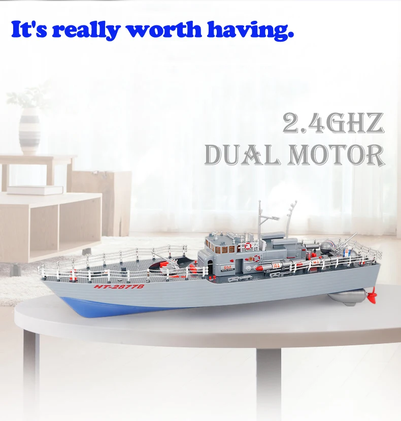 Супер большой пульт дистанционного управления корабль торпеда Лодка Корабль