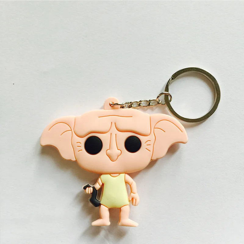 HP Добби Гермиона Рон DC чудо женщина Железный человек Тони Старк брелок Наруто Dragon