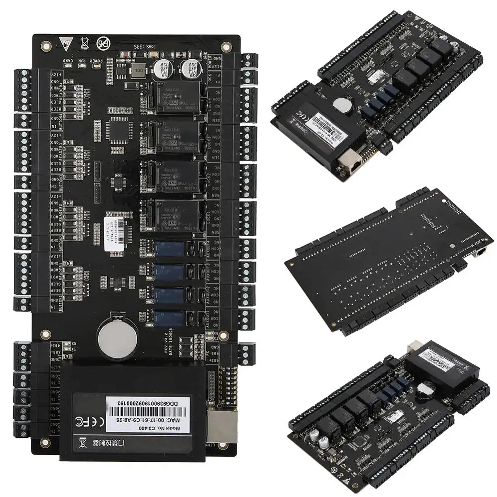 C3-400 TCP/IP двери Управление Wiegand26 Reader 4 доступа Панель доска B/S структура