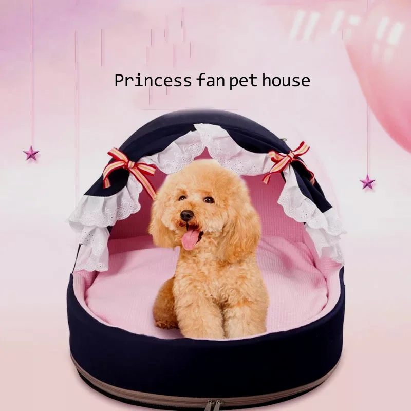 

Nest For Pet Dog And Cat Version Of American Princess Pet Nest Lace Bow Pets Nest Various Styles Can Be Disassembled And Washed