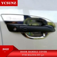 abs door handle cover car exterior handle parts accessories for mazda bt50 2021